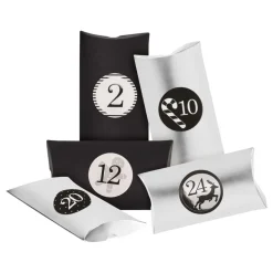 Adventskalender Askar Svart/Silver