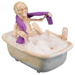 Animerat Badande Skelett Prop