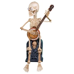 Animerat Skelett med Banjo Prop