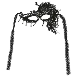 Ansiktsmask Spets Svart