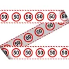 Avspärrningsband Trafikskylt 50