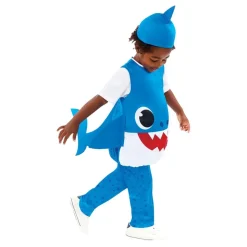 Baby Shark Blå Barn Maskeraddräkt