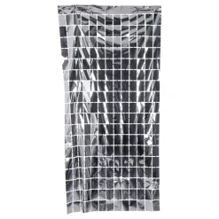 Backdrop Gardin Kvadratisk Silver