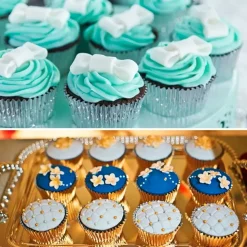 Bakformar Folie Silver