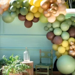 Ballongbåge Grön/Beige/Brun