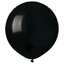 Ballonger Svart Runda Stora