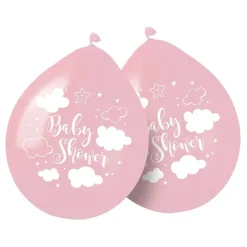 Ballonger Baby Shower Ljusrosa