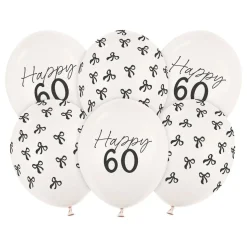 Ballonger Happy 60 med Rosetter