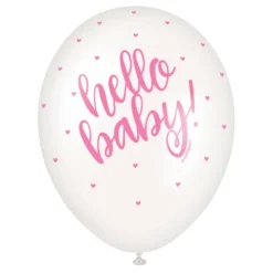 Ballonger Hello Baby Rosa