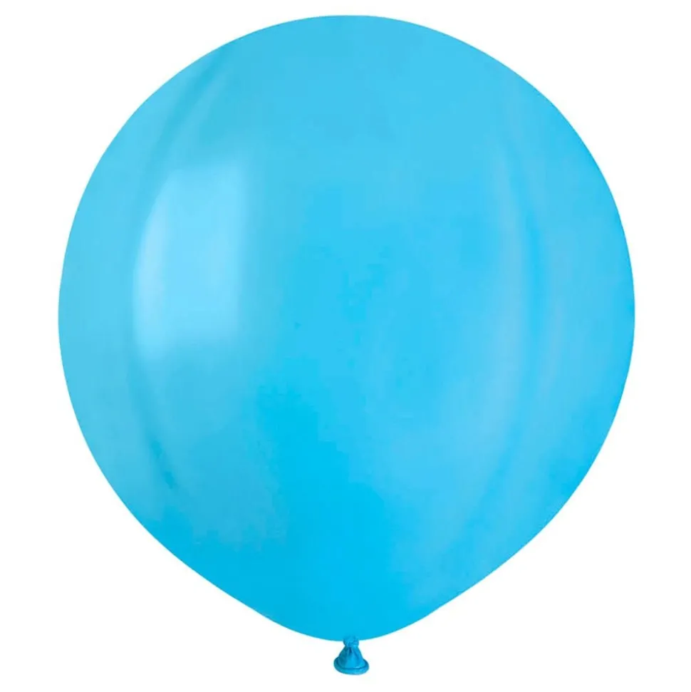 Ballonger Ljusblå Runda Stora