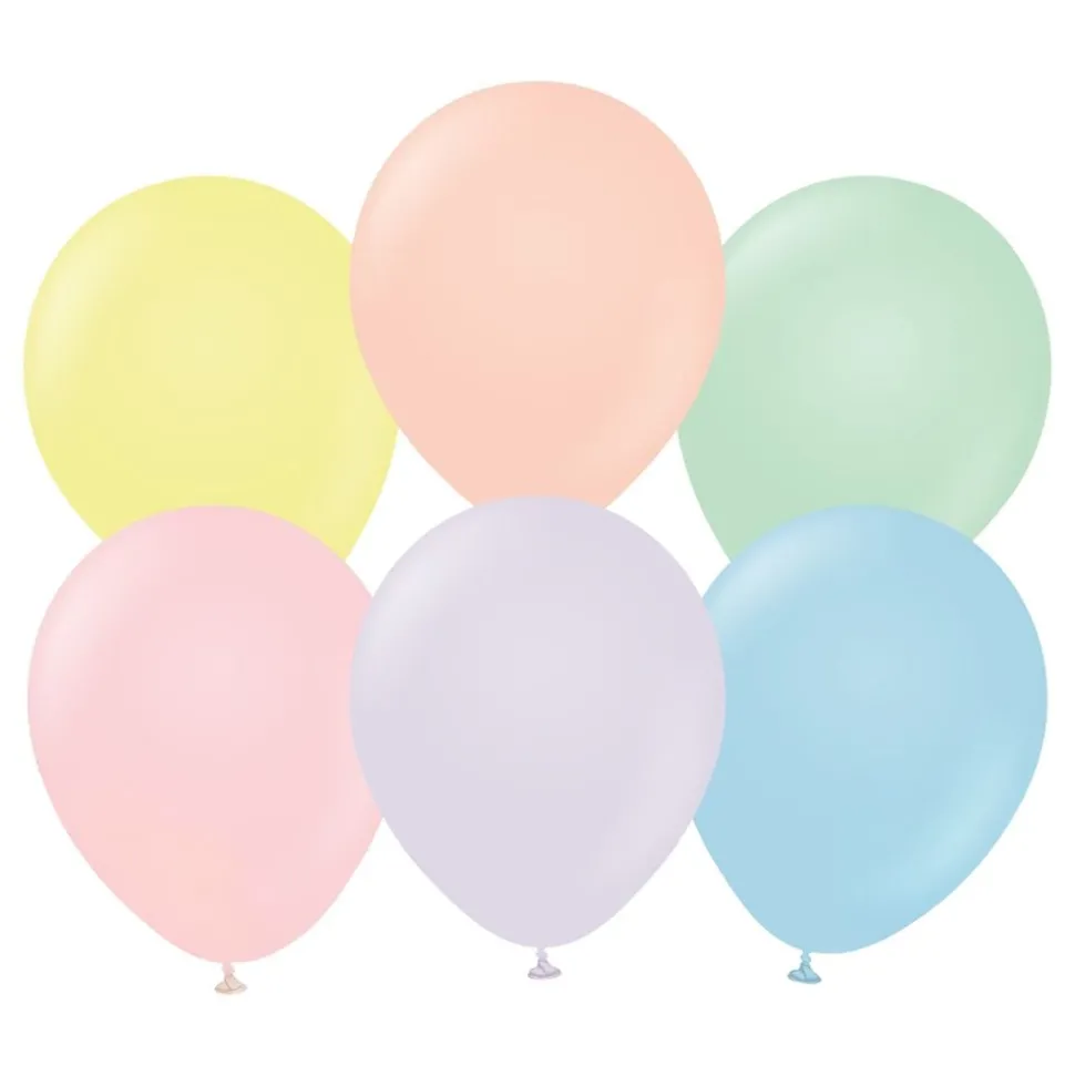 Ballonger Professional Flerfärgade Macaron