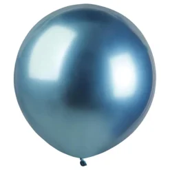 Ballonger Shiny Blå Runda Stora