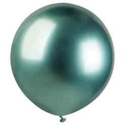 Ballonger Shiny Grön Runda Stora