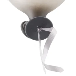 Ballongförslutare med Snöre Silver