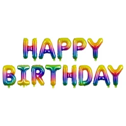 Ballonggirlang Happy Birthday Rainbow