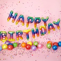 Ballonggirlang Happy Birthday Rainbow