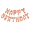 Ballonggirlang Happy Birthday Roséguld