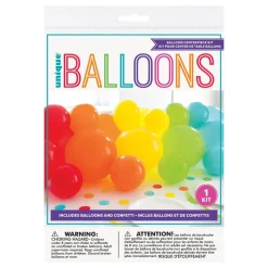 Ballonggirlang & Konfetti Regnbåge