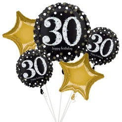 Ballongkit Svart/Guld 30 år