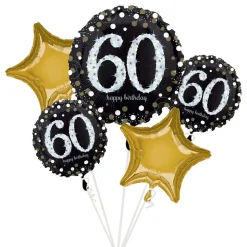 Ballongkit Svart/Guld 60 år