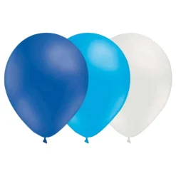 Ballongkombo Blå/Ljusblå/Vit