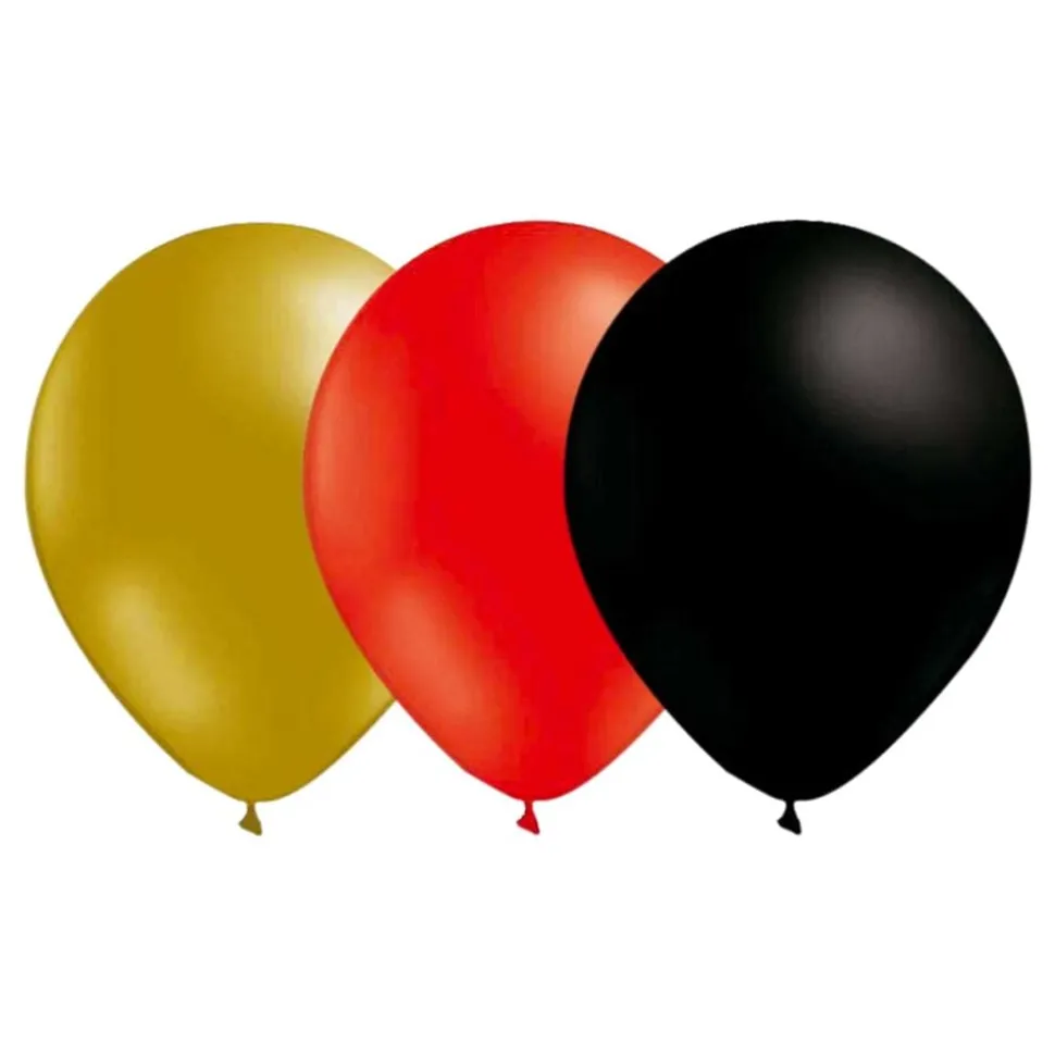 Ballongkombo Guld/Röd/Svart