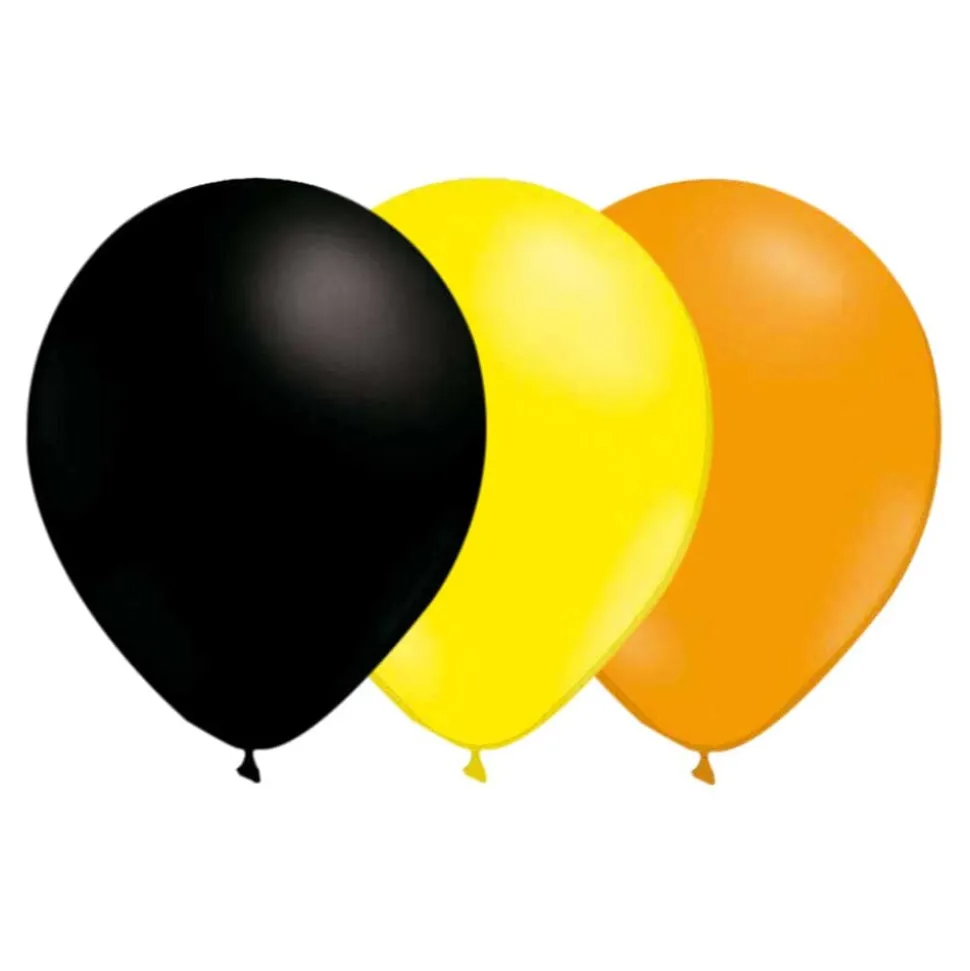 Ballongkombo Svart/Ljusgul/Mandarin