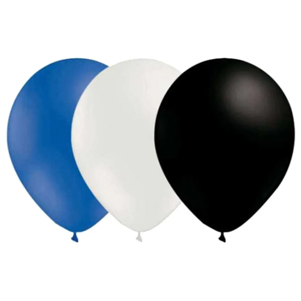 Ballongkombo Vit/Svart/Blå