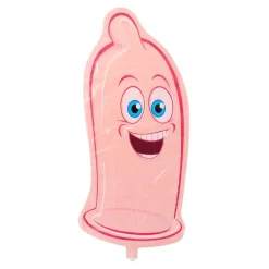 Ballong Kondom med Ansikte