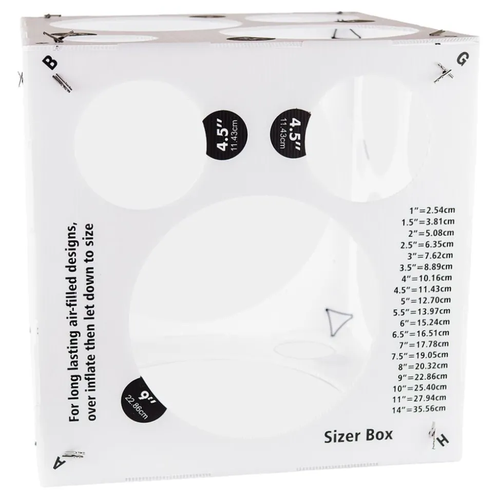 Ballongmall Storleksbox