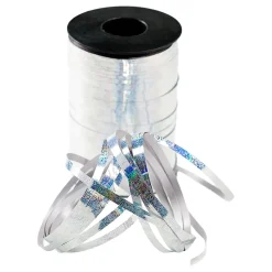 Ballongsnöre Glitter Silver