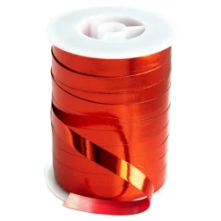 Ballongsnöre Metallic Rött