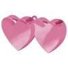 Ballongvikt Dubbla Hjärtan Rosa
