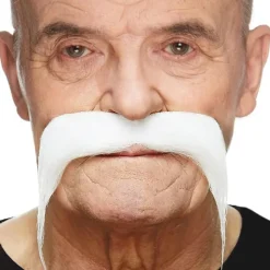 Bandit Mustasch Vit