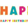 Banner Happy Birthday Flerfärgad