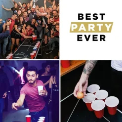 Beer Pong Bord Flip Cup