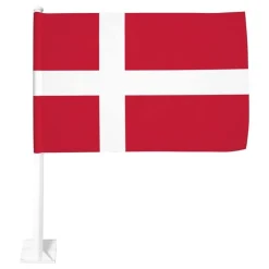 Bilflaggor Danska Flaggan