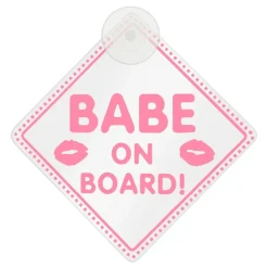 Bilskylt Babe On Board
