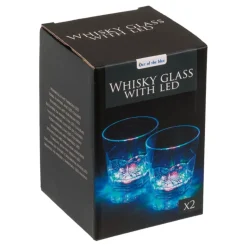 Blinkande LED Whiskyglas