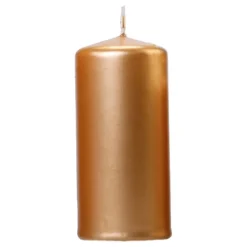 Blockljus Metallic Guld
