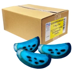Blue Raspberry Slices Licorice Storpack