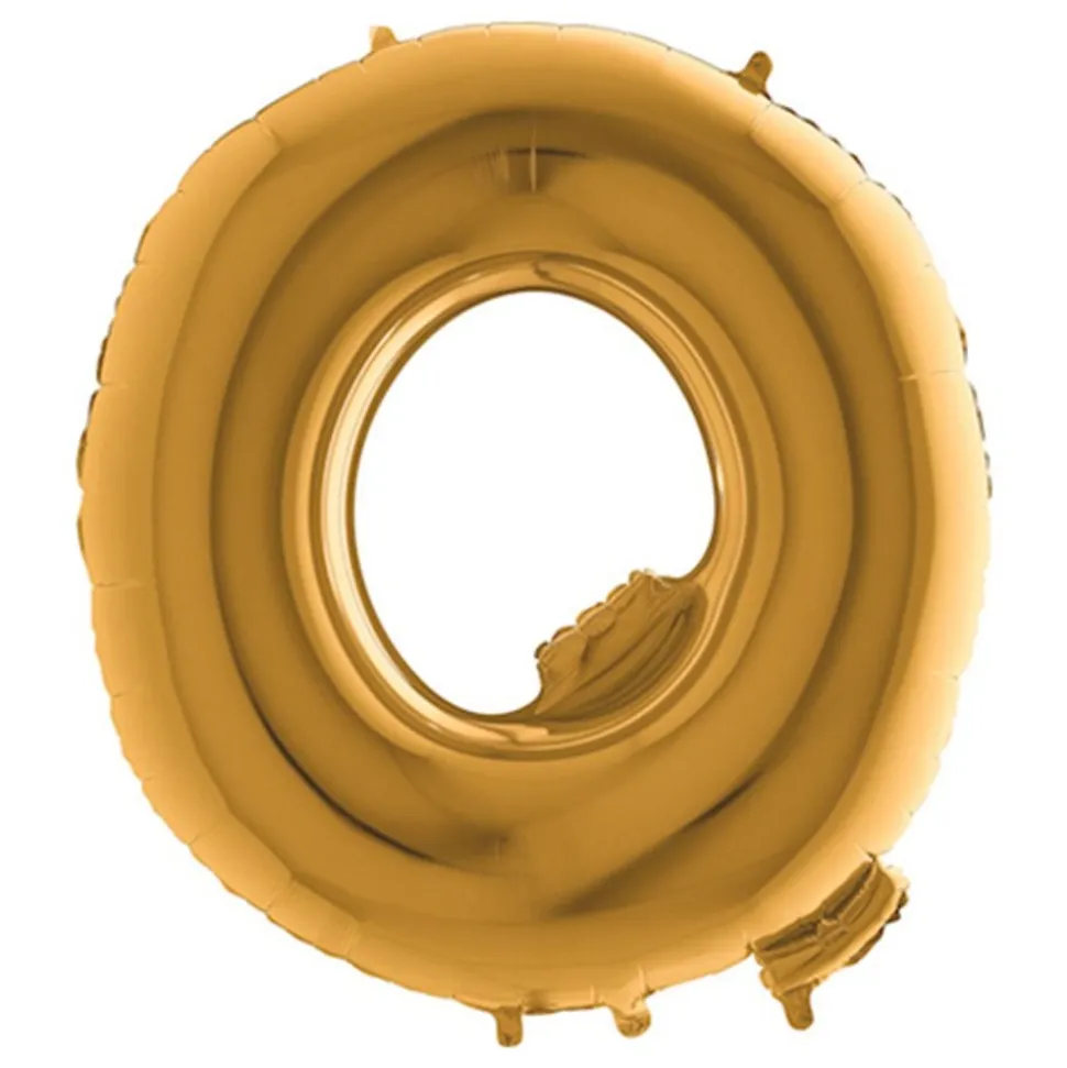 Bokstavsballong Guld Metallic