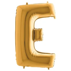 Bokstavsballong Guld Metallic