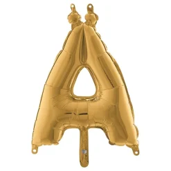 Bokstavsballong Mini Guld