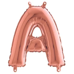 Bokstavsballong Mini Roséguld