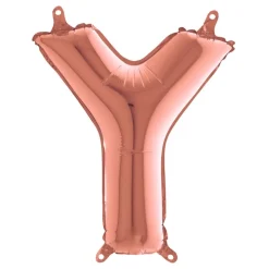 Bokstavsballong Mini Roséguld