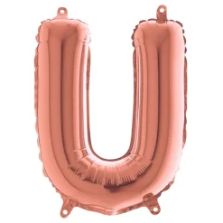 Bokstavsballong Mini Roséguld