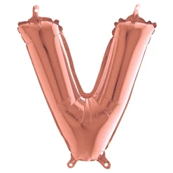 Bokstavsballong Mini Roséguld