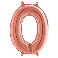 Bokstavsballong Mini Roséguld