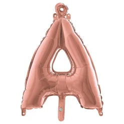 Bokstavsballong Mini Roséguld